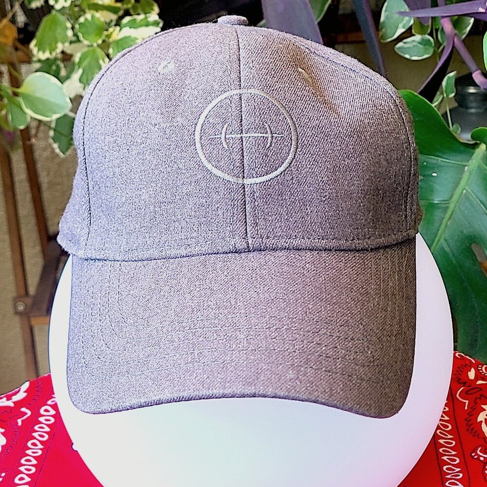 Gray Adjustable Dad Hat by Antigua